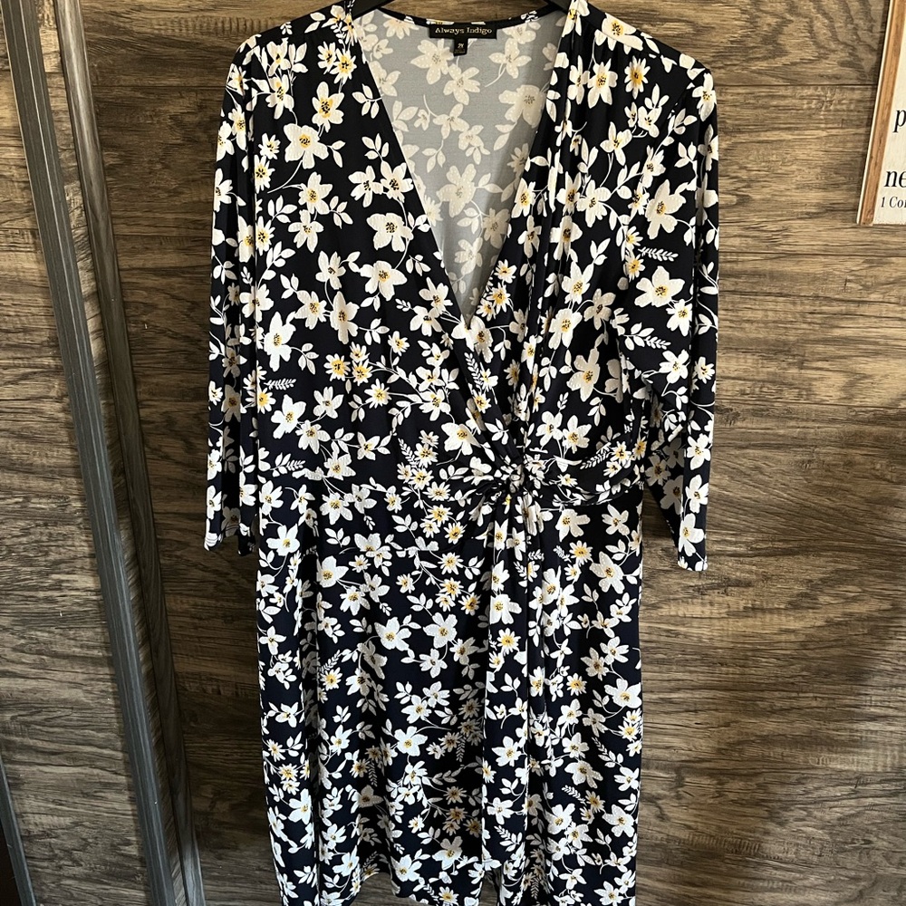 Floral Wrap Dress